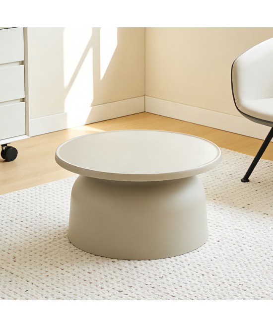 DOMI COFFEE TABLE OFF WHITE 67x67x36cm