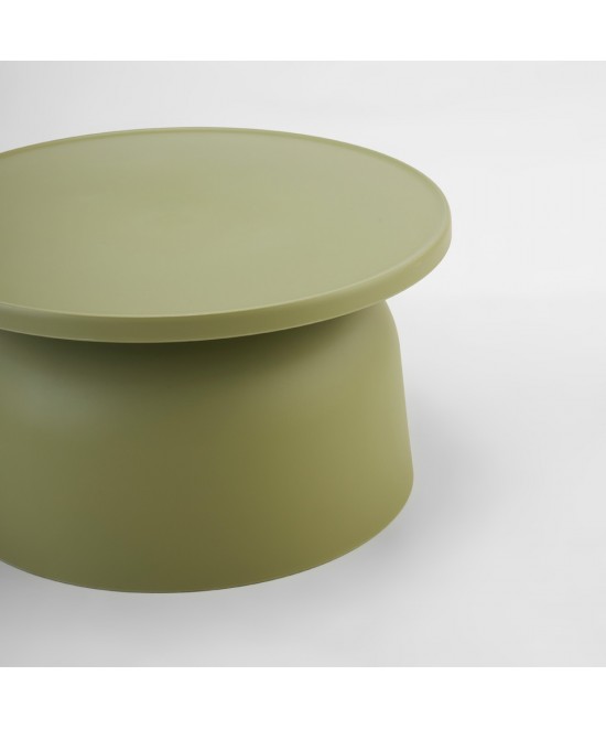 DOMI COFFEE TABLE ΠΡΑΣΙΝΟ 67x67x36cm