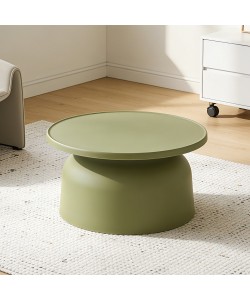 DOMI COFFEE TABLE ΠΡΑΣΙΝΟ 67x67x36cm