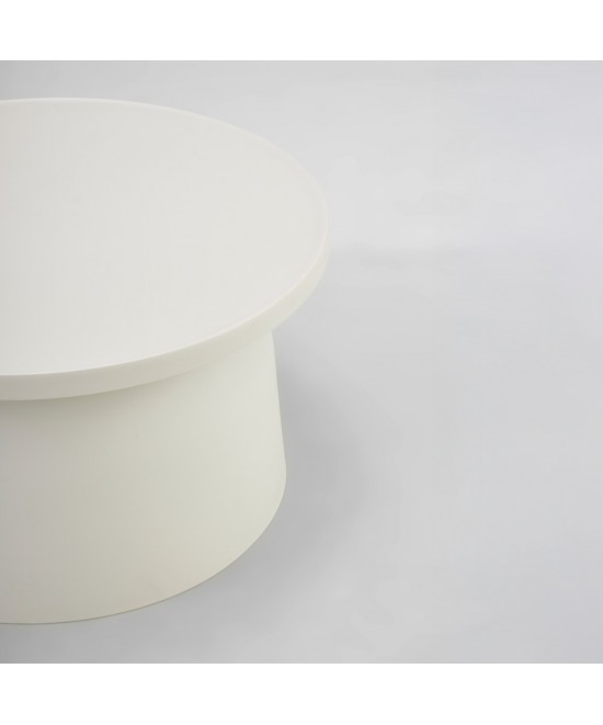 DOMI COFFEE TABLE ΛΕΥΚΟ 67x67x36cm