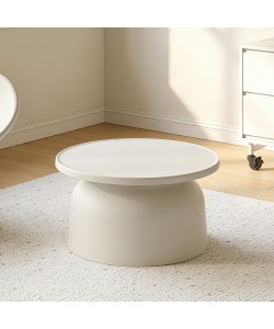 DOMI COFFEE TABLE ΛΕΥΚΟ 67x67x36cm