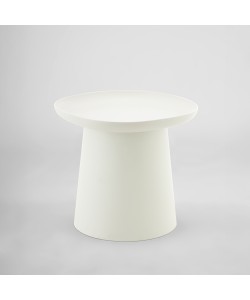 PLATE ΤΡΑΠΕΖΙ OFF WHITE 50x50x47.5cm