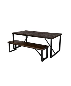 MAIANDROS ΤΡΑΠΕΖΙ ΚΑΦΕ ΣΚΟΥΡΟ 200x100x76