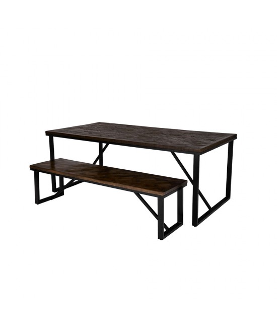 MAIANDROS ΠΑΓΚΑΚΙ ΚΑΦΕ ΣΚΟΥΡΟ 170x45x45