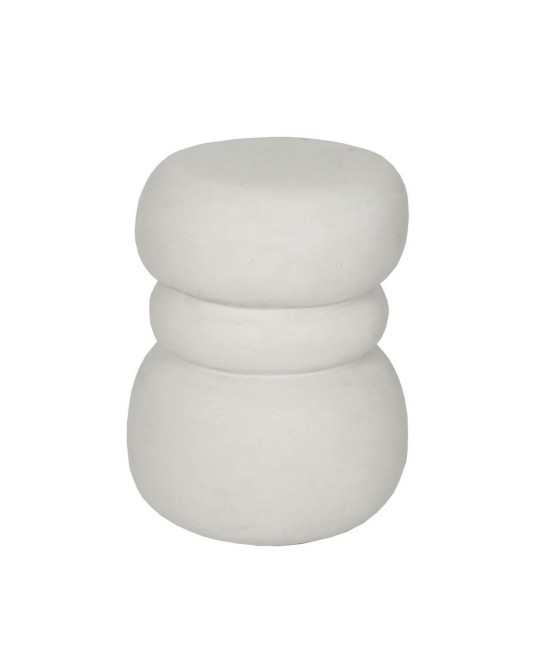 NIVO SIDE TABLE ΑΣΠΡΟ 35x37x47cm