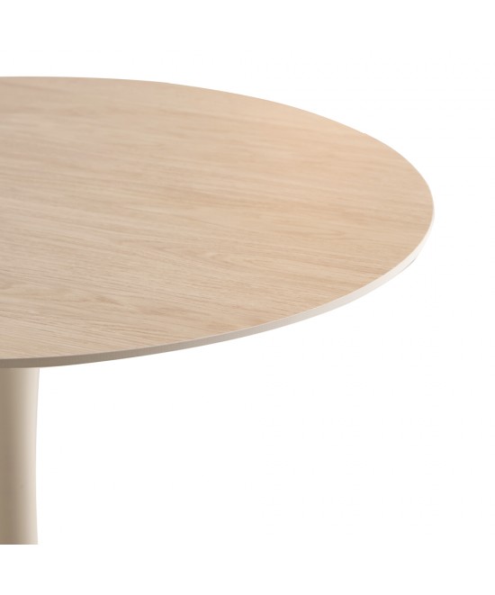 KNOT ΤΡΑΠΕΖΙ ΡΟΤΟΝΤΑ OAK 90x90x75cm