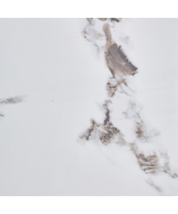 COCOA ΤΡΑΠΕΖΙ ΑΣΠΡΟ ΜΑΡΜΑΡΟ 80x80x75cm