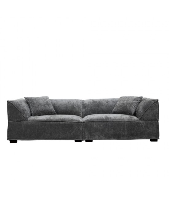 RULER ΚΑΝΑΠΕΣ 3ΘΕΣΙΟΣ ΓΚΡΙ 243x102x68cm RULER ΚΑΝΑΠΕΣ 3ΘΕΣΙΟΣ ΓΚΡΙ 243x102x68cm