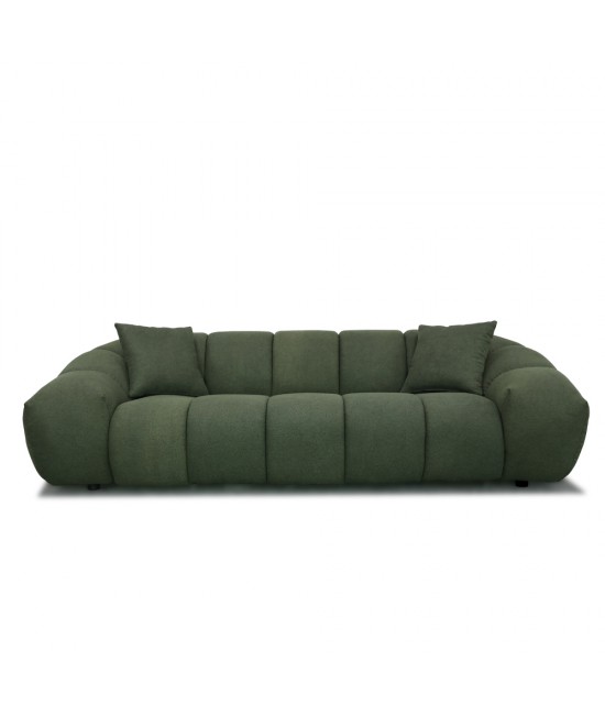 BOSSANOVA ΚΑΝΑΠΕΣ 3ΘΕΣΙΟΣ ΠΡΑΣΙΝΟ ΣΚΟΥΡΟ 253x112x70cm BOSSANOVA ΚΑΝΑΠΕΣ 3ΘΕΣΙΟΣ ΠΡΑΣΙΝΟ ΣΚΟΥΡΟ 253x112x70cm