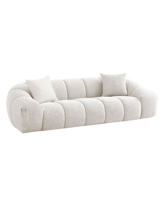BOSSANOVA ΚΑΝΑΠΕΣ 3ΘΕΣΙΟΣ OFF WHITE 253x112x70cm BOSSANOVA ΚΑΝΑΠΕΣ 3ΘΕΣΙΟΣ OFF WHITE 253x112x70cm