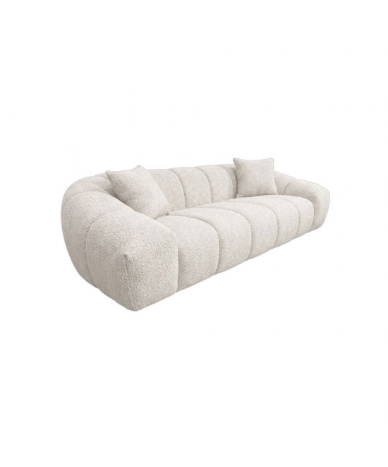 BOSSANOVA ΚΑΝΑΠΕΣ 3ΘΕΣΙΟΣ OFF WHITE 253x112x70cm BOSSANOVA ΚΑΝΑΠΕΣ 3ΘΕΣΙΟΣ OFF WHITE 253x112x70cm