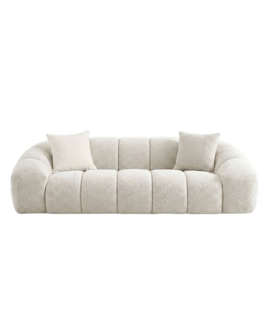 BOSSANOVA ΚΑΝΑΠΕΣ 3ΘΕΣΙΟΣ OFF WHITE 253x112x70cm BOSSANOVA ΚΑΝΑΠΕΣ 3ΘΕΣΙΟΣ OFF WHITE 253x112x70cm