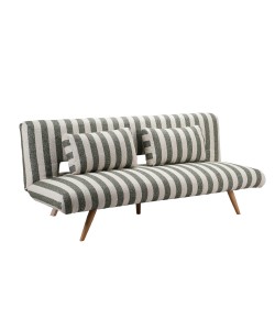 LA SPEZIA ΚΑΝΑΠΕΣ ΚΡΕΒΑΤΙ 3ΘΕΣΙΟΣ OFF WHITE ΛΑΔΙ 188x81x88cm