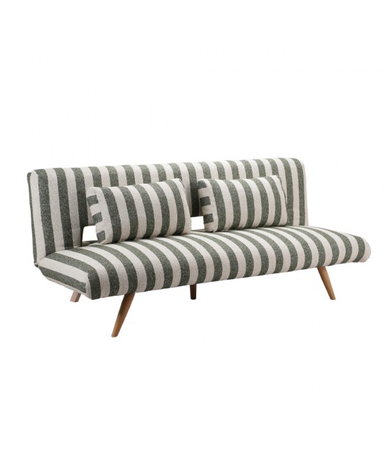 LA SPEZIA ΚΑΝΑΠΕΣ ΚΡΕΒΑΤΙ 3ΘΕΣΙΟΣ OFF WHITE ΛΑΔΙ 188x81x88cm