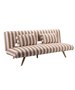 LA SPEZIA ΚΑΝΑΠΕΣ ΚΡΕΒΑΤΙ 3ΘΕΣΙΟΣ OFF WHITE TERRACOTTA 188x81x88cm
