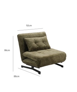 ESCADA ΠΟΛΥΘΡΟΝΑ ΑΝΑΔΙΠΛΟΥΜΕΝΗ ΛΑΔΙ 92x88x86cm