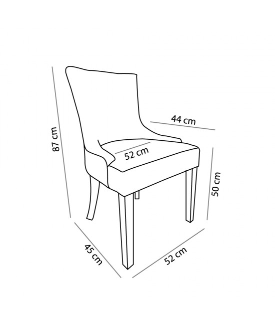 OXFORD ΚΑΡΕΚΛΑ SAND BEIGE 52x45x87