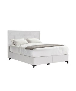 BRICK ΚΡΕΒΑΤΙ ΜΕ ΑΠΟΘΗΚ. ΧΩΡΟ (ΓΙΑ ΣΤΡΩΜΑ 160x200cm) OFF WHITE 16-450 215x165x121