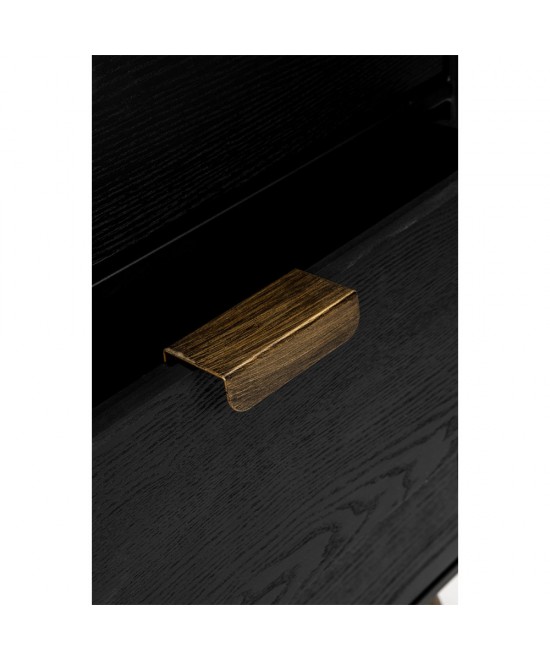 COLOMBO ΣΥΡΤΑΡΙΕΡΑ ΜΑΥΡΟ ΧΡΥΣΟ 118x39x77cm COLOMBO ΣΥΡΤΑΡΙΕΡΑ ΜΑΥΡΟ ΧΡΥΣΟ 118x39x77cm