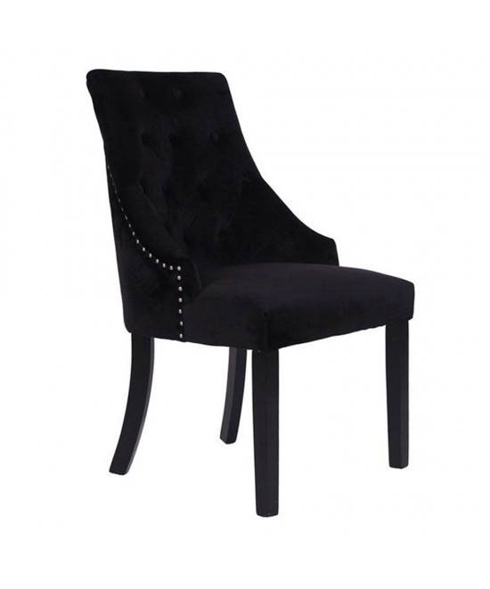 RETRO ΚΑΡΕΚΛΑ ΜΑΥΡΟ 56x63x93cm