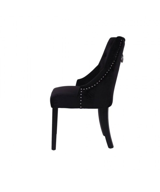 RETRO ΚΑΡΕΚΛΑ ΜΑΥΡΟ 56x63x93cm