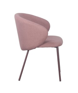 KIRA ΚΑΡΕΚΛΑ ΡΟΖ 56x56x74.5cm