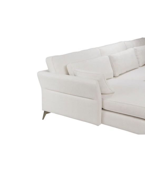 PARFAIT ΚΑΝΑΠΕΣ ΓΩΝΙΑ ΔΕΞΙΑ BEIGE LEGASY 15 307x185x92cm