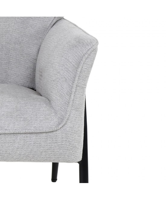 LENON ΠΟΛΥΘΡΟΝΑ ΓΚΡΙ 83x83x85cm