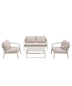 MARE ΣΑΛΟΝΙ SET 1+2+1 OFF WHITE