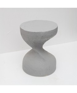INDUSTRIAL SIDE TABLE ΛΕΥΚΟ 39.5x39.5x51cm