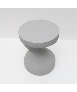 INDUSTRIAL SIDE TABLE ΛΕΥΚΟ 39.5x39.5x51cm