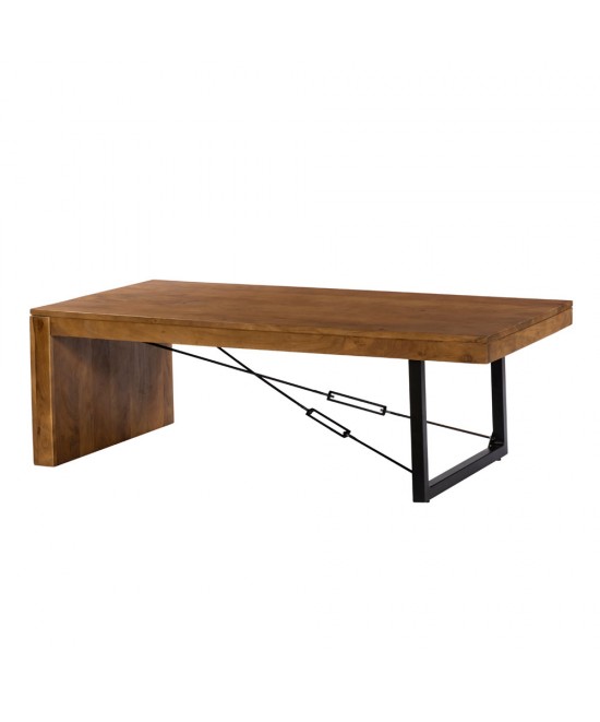 WIRE COFFEE TABLE ΚΑΡΥΔΙ ΜΑΥΡΟ 120x60x40
