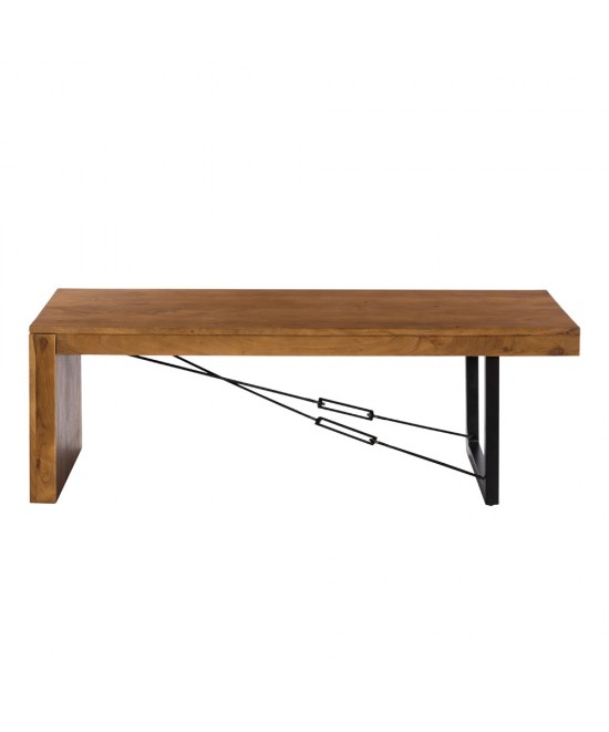 WIRE COFFEE TABLE ΚΑΡΥΔΙ ΜΑΥΡΟ 120x60x40