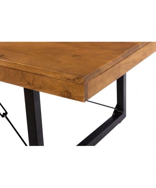 WIRE COFFEE TABLE ΚΑΡΥΔΙ ΜΑΥΡΟ 120x60x40