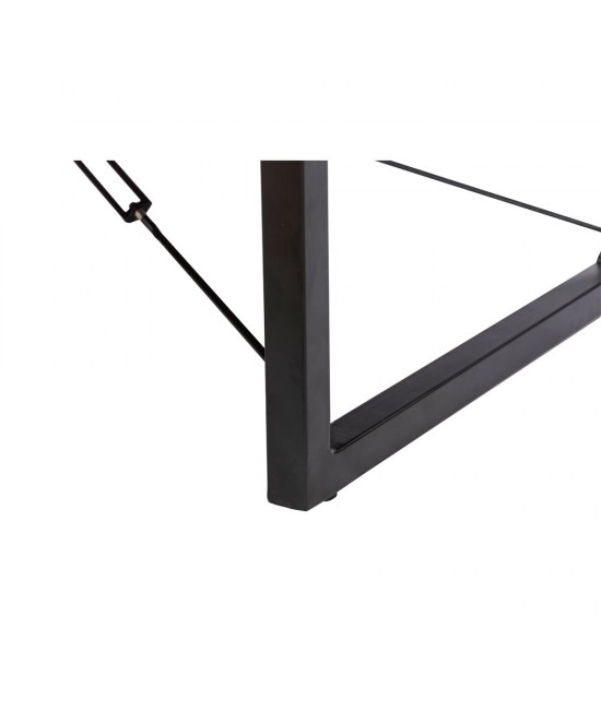 WIRE COFFEE TABLE ΚΑΡΥΔΙ ΜΑΥΡΟ 120x60x40