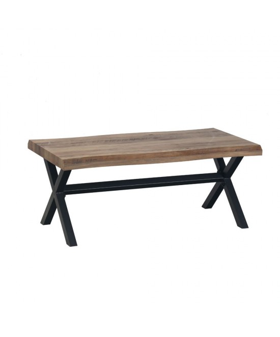 BRICK COFFEE TABLE ΚΑΡΥΔΙ ΜΑΥΡΟ 110x60xΗ45cm