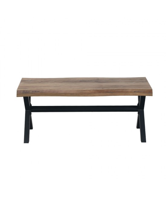 BRICK COFFEE TABLE ΚΑΡΥΔΙ ΜΑΥΡΟ 110x60xΗ45cm