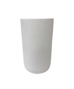 STYLOS SIDE TABLE ΛΕΥΚΟ 34x34x58cm
