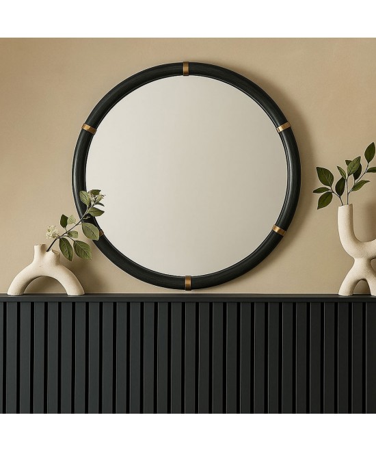 COLOMBO ΚΑΘΡΕΠΤΗΣ ΜΑΥΡΟ 100x4x100cm