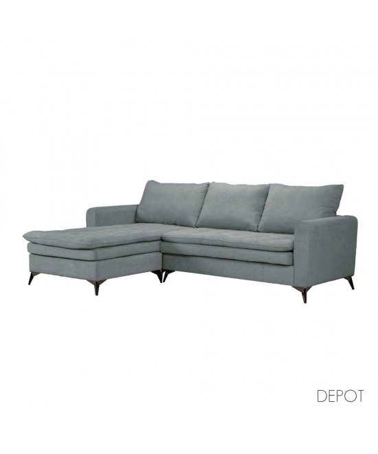 SCANDALO ΚΑΝΑΠΕΣ ΓΩΝΙΑ ΑΝΑΣΤΡΕΨΙΜΗ ΓΚΡΙ ASTI 13 265x188x99cm