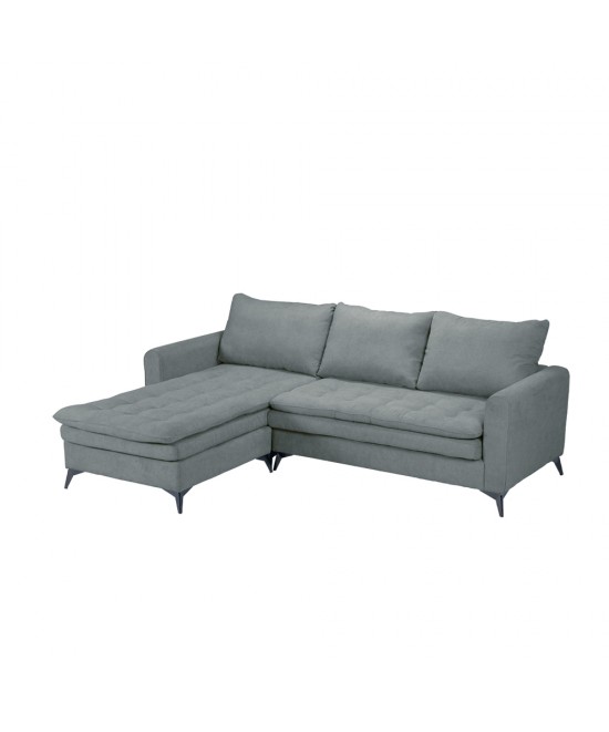 SCANDALO ΚΑΝΑΠΕΣ ΓΩΝΙΑ ΑΝΑΣΤΡΕΨΙΜΗ ΓΚΡΙ ASTI 13 265x188x99cm