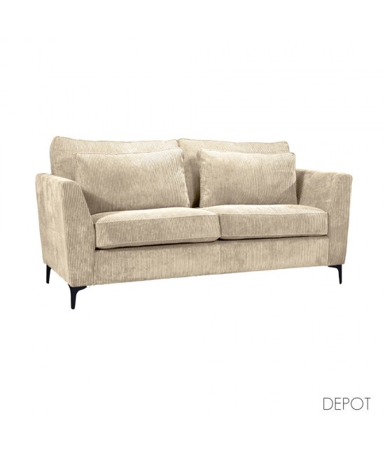 FOREVER ΚΑΝΑΠΕΣ 2ΘΕΣΙΟΣ BEIGE LINCOLN 03 183x96x93cm