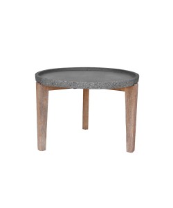 ORRIN COFFEE TABLE ΑΝΘΡΑΚΙ ΦΥΣΙΚΟ 73x73x48cm