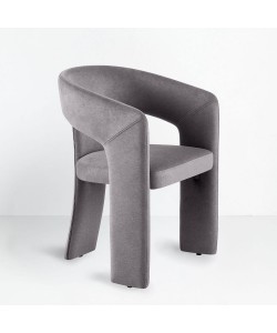 COCO ΚΑΡΕΚΛΑ ΠΟΛΥΘΡΟΝΑ ΓΚΡΙ ΣΚΟΥΡΟ 60x56x81cm