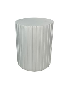 RAIL WHITE SIDE TABLE ΛΕΥΚΟ 40x40x47cm