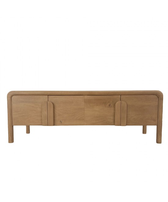 WABI TV STAND 4ΠΟΡΤΕΣ ΦΥΣΙΚΟ 145x40x50cm WABI TV STAND 4ΠΟΡΤΕΣ ΦΥΣΙΚΟ 145x40x50cm