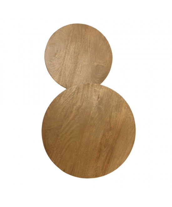 WABI SIDE TABLE SET 2ΤΕΜ ΦΥΣΙΚΟ 50x50x60cm
