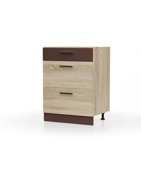 Alina  Συρταριέρα Κάτω 60x44,5x85εκ Σονόμα-Μόκκα