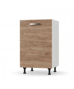 CHARLOTΤE Κάτω Ντουλάπι 50x46.5x82cm με μεταλλικά χερούλια Χρυσό Δρυς CHARLOTΤE Κάτω Ντουλάπι 50x46.5x82cm με μεταλλικά χερούλια Χρυσό Δρυς