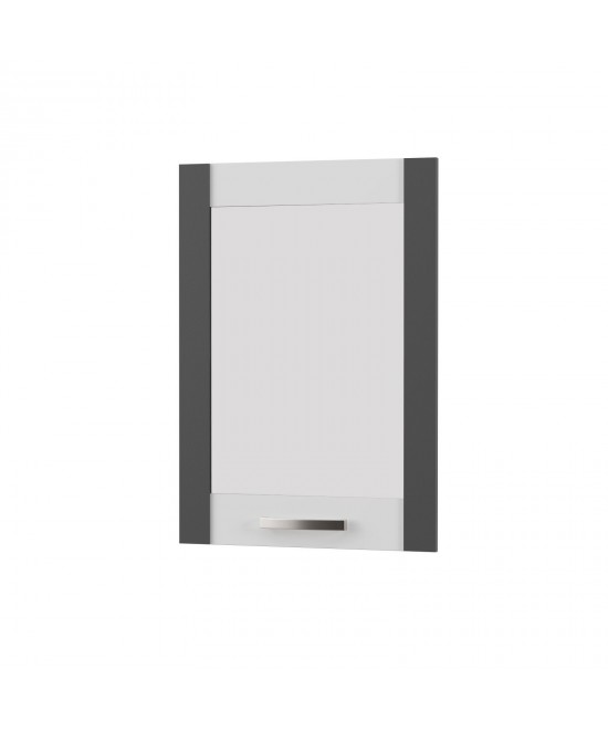 Άνω Πορτάκι-Τζάμι Αριστερό Charlotte Γραφίτης 50x71.8x1.6cm